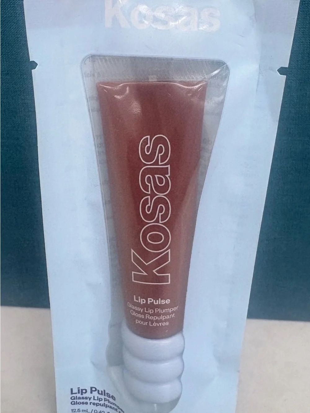 Kosas Lip Pulse Lip Plumper Gloss - Sixth Sense - Sheer Warm Beige - MSRP $25